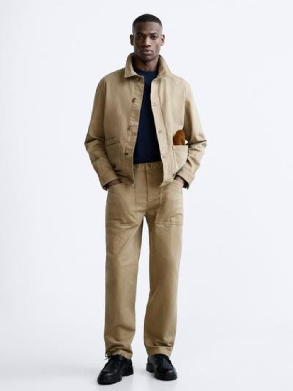 Zara Men's / Unisex Matching set, beige
